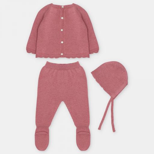 Conjunto 3p polaina Ibia Martín Aranda rosa caramelo ref.10326 [1]