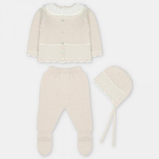 Conjunto 3p polaina Aller Martín Aranda Beige ref.11321 [1]