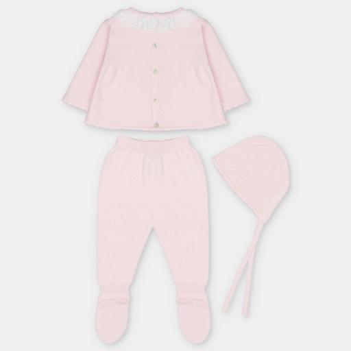 Conjunto 3p polaina Boal Martín Aranda rosa bebé ref.11322 [1]