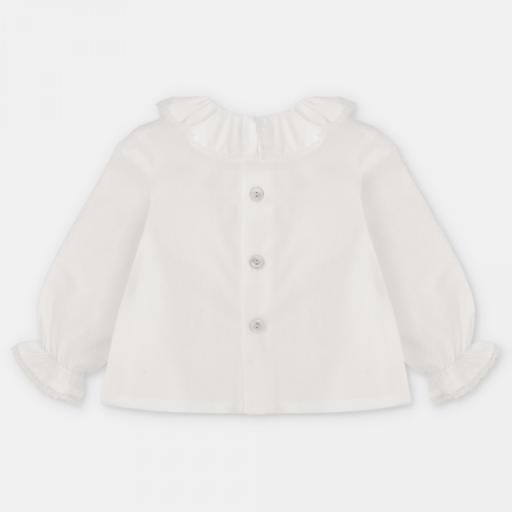 Camisa blusa marfil Martín Aranda ref.20284 [2]