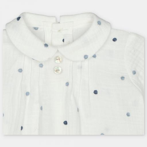 Blusa bodoques Riosa azul Martín Aranda ref.22328 [1]
