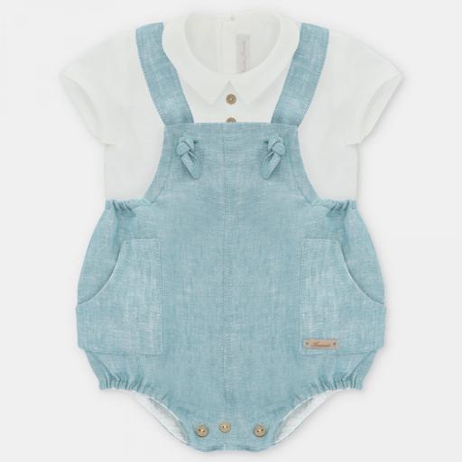 Conjunto peto ranita y blusa Alberta Martín Aranda ref.21304 [0]