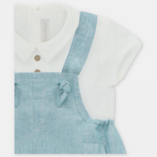 Conjunto peto ranita y blusa Alberta Martín Aranda ref.21304 [1]