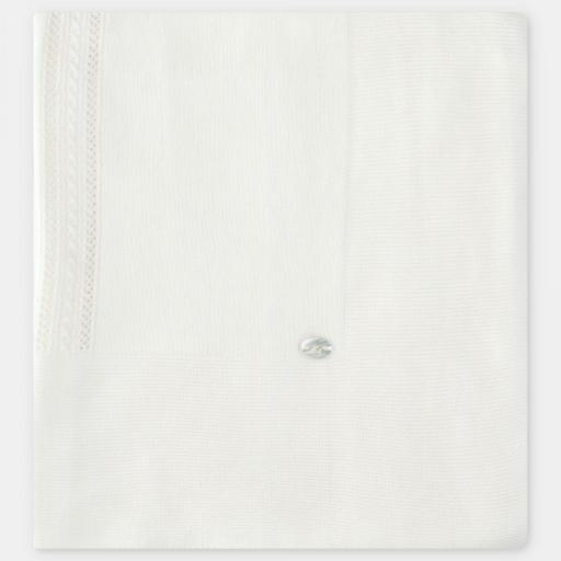 Toquilla Regina blanco roto algodón Martín Aranda ref.10300 [0]