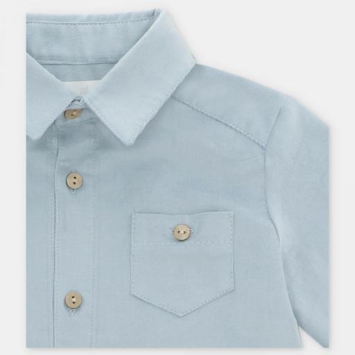 Camisa Sheffield azul grisáceo Martín Aranda ref.20278 [1]