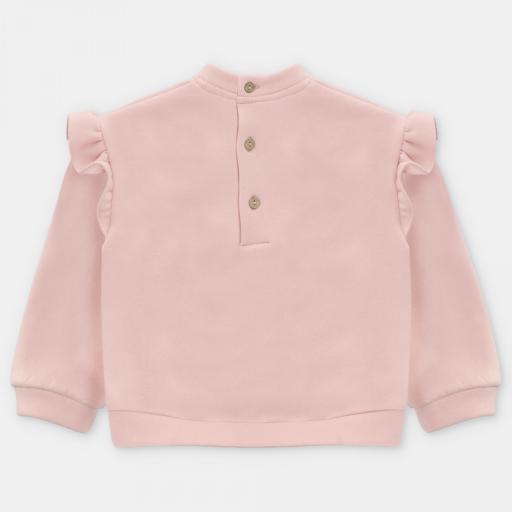 Sudadera niña Martín Aranda Leeds rosa empolvado ref.20279 [2]