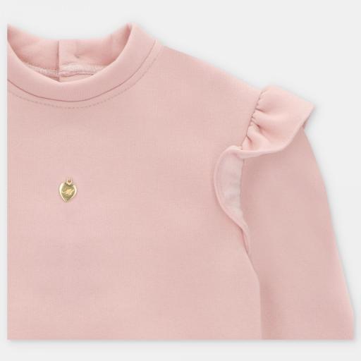Sudadera niña Martín Aranda Leeds rosa empolvado ref.20279 [1]