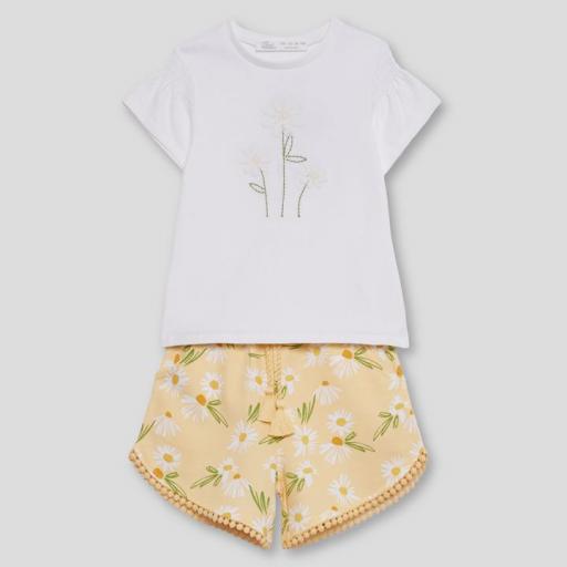 Conjunto niña Margaritas Street Monkey  ref.256014 [0]