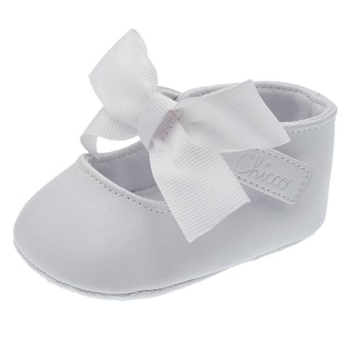 Mercedita lazo blanco sin suela Chicco