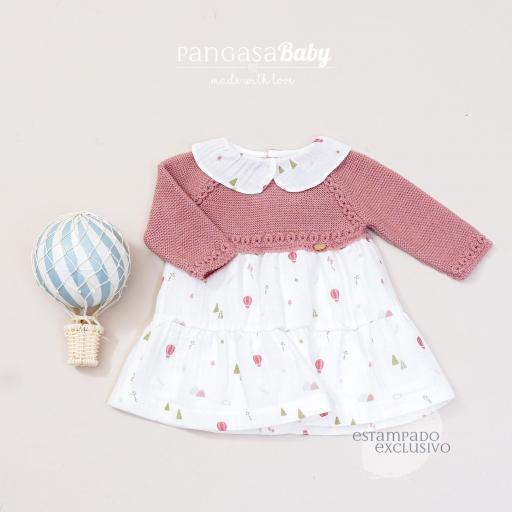 Vestido Globos rosé Pangasa  ref.1302935