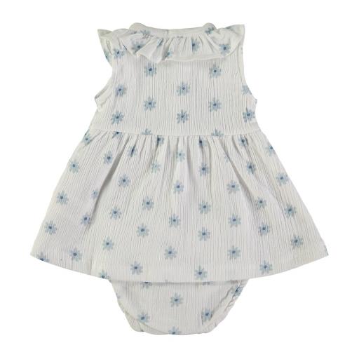 Vestido y braguita bambula Babybol  ref.161045 [1]