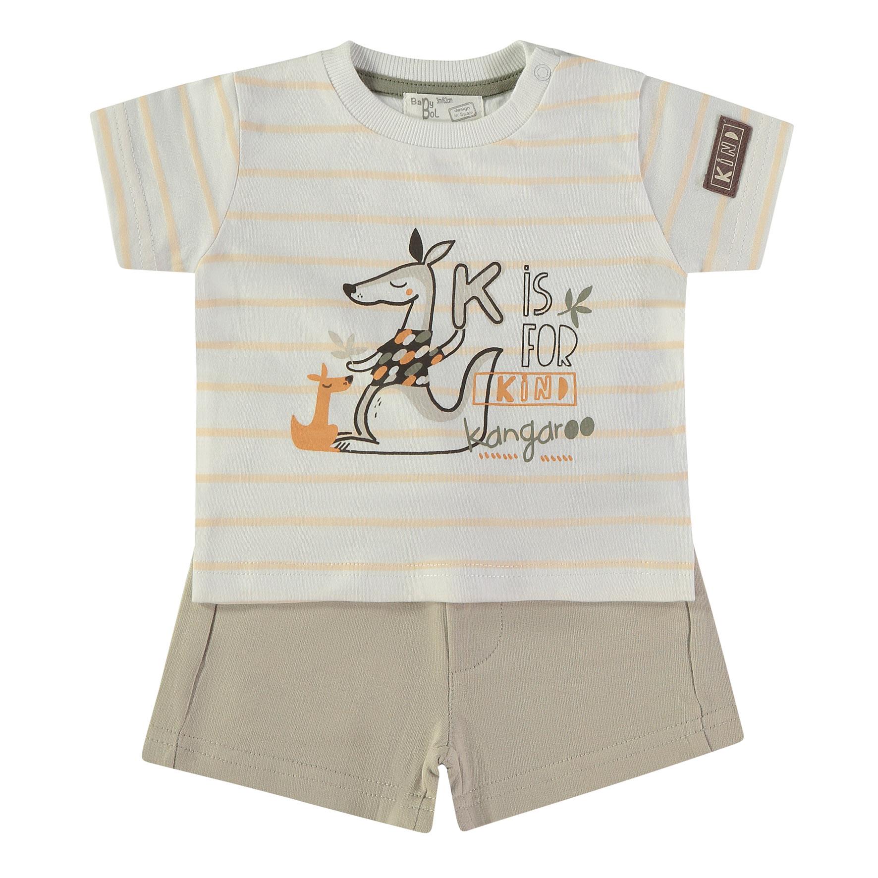 Conjunto canguro beig Babybol ref.162049