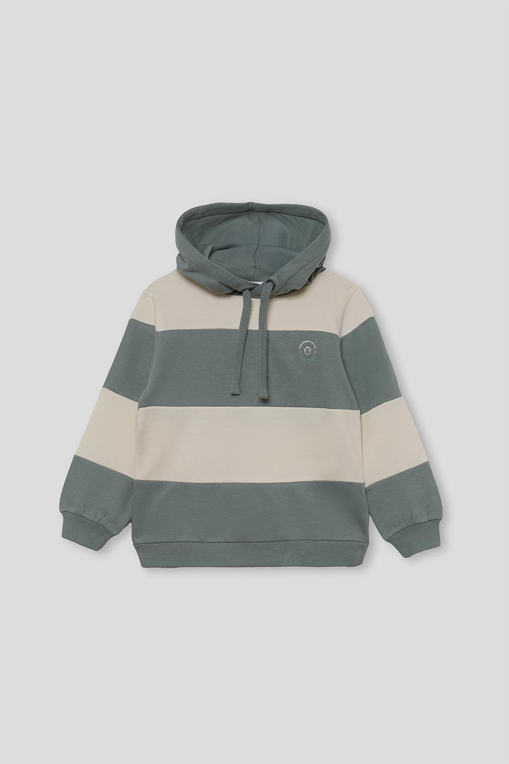 Sudadera rayas verde Street Monkey ref.365002