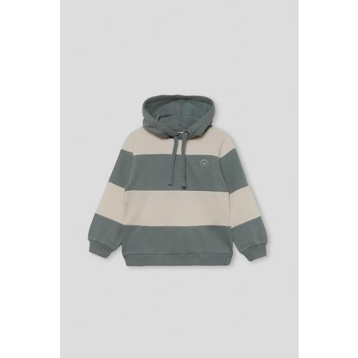 Sudadera rayas verde Street Monkey ref.365002 [0]