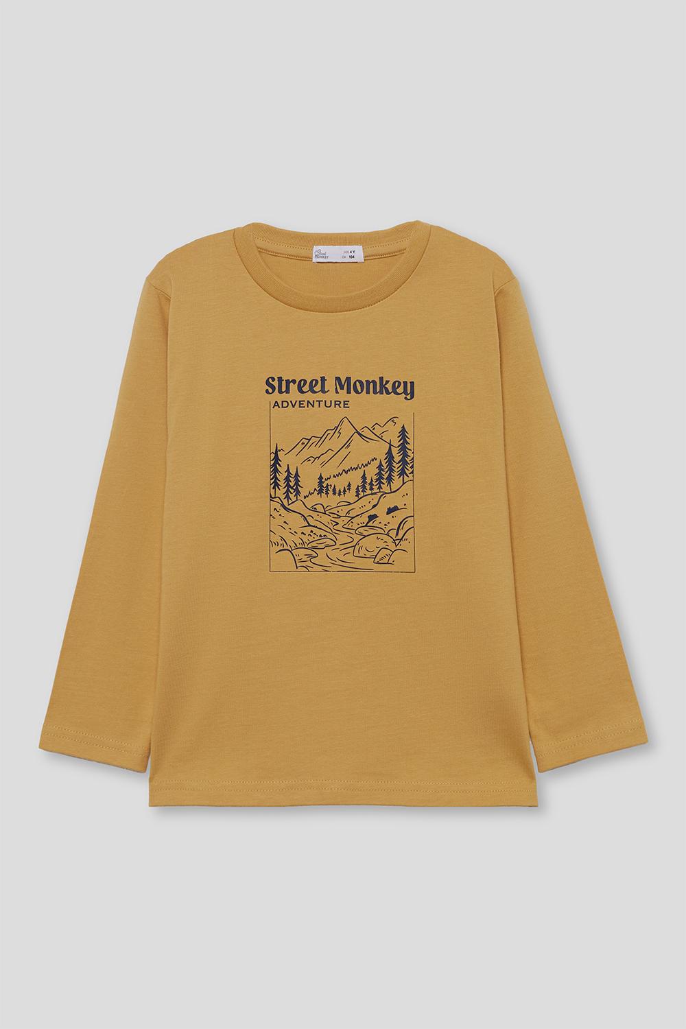 Camiseta Adventure mostaza Street Monkey ref.365051