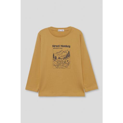 Camiseta Adventure mostaza Street Monkey ref.365051 [0]
