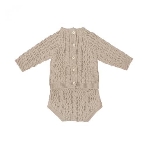 Conjunto braguita unisex Páramo Babidú arena ref.40807 [2]