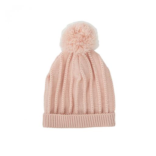 Conjunto 3 piezas con gorrito Laurel Babidú rosa ref.40816 [1]