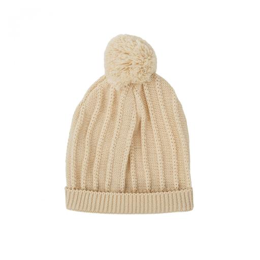 Conjunto 3 piezas con gorrito Laurel Babidú Beige ref.50816 [1]