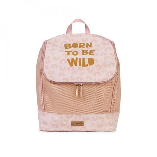 Mochila baño antiarena Saro Born to be wild rosa ref.6152