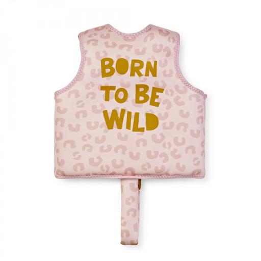 Chaleco flotador aprendizaje baño Born to be wild rosa Saro ref.6201 [1]