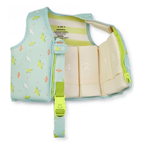 Chaleco flotador aprendizaje Tropicool verde Saro ref.6021 [1]