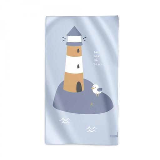 Toalla baño microfibra Navy Saro ref.6432 [0]