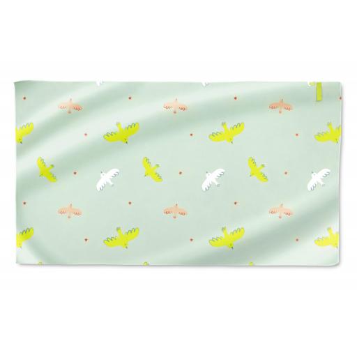 Toalla baño microfibra Tropicool verde Saro ref.6432 [0]