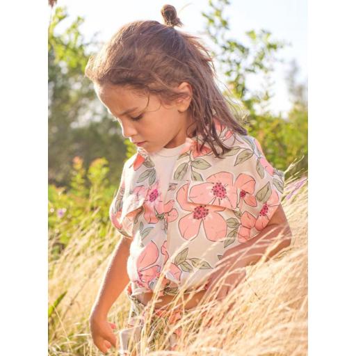 Blusa estampada con top color mandarina Mayoral ref.3196 [1]