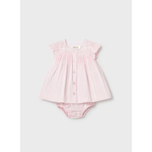 Vestido gasa rosa baby Mayoral ref.1805 [1]