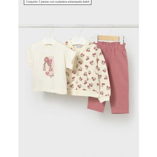 Conjunto chandal 3 piezas Mayoral Blush Ref.1830 [0]