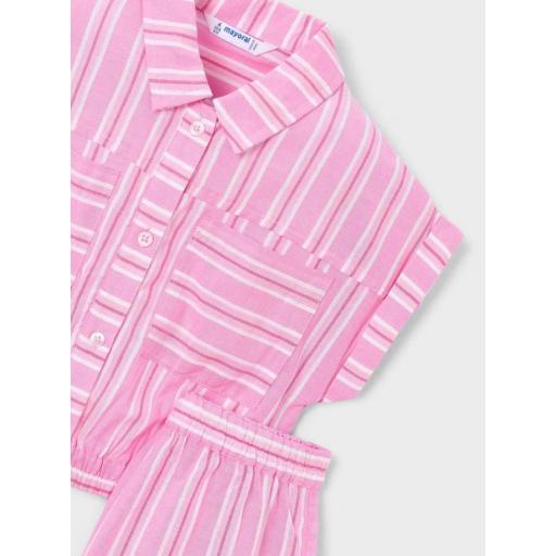 Conjunto pantalón y blusa rosa Mayoral  ref.3226 [2]