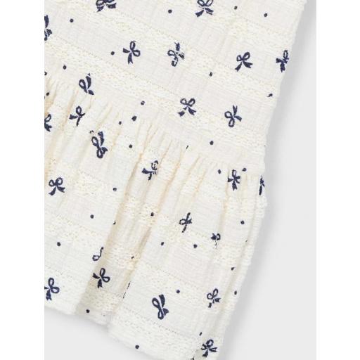 Vestido lazos crudo Mayoral ref.3945 [2]