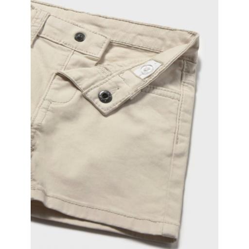 Pantalón Bermuda básica Mayoral color cáñamo ref.206