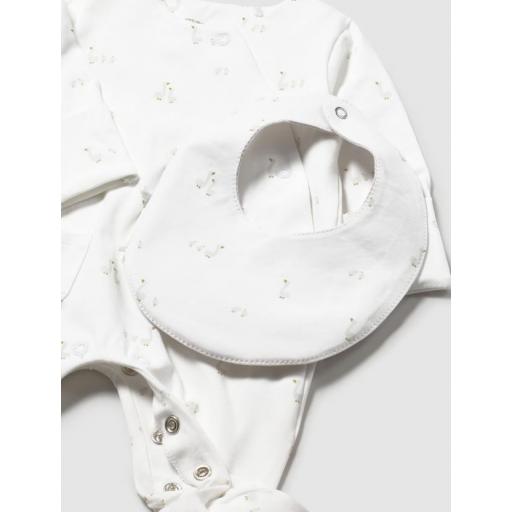 Set regalo pijama + gorro + babero Mayoral gris ref.1728 [3]