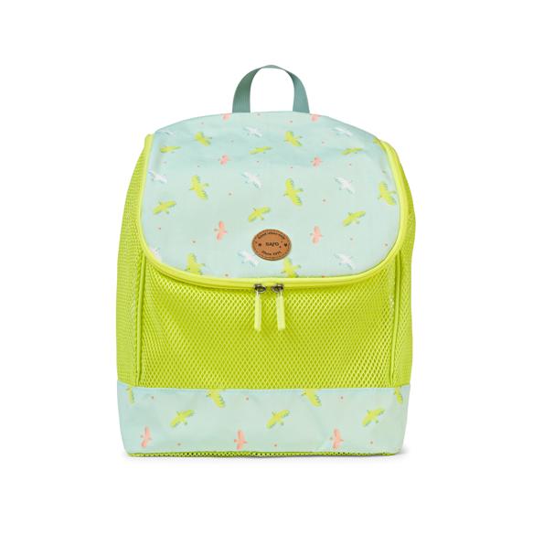 Mochila baño antiarena Tropicool verde Saro ref.6152