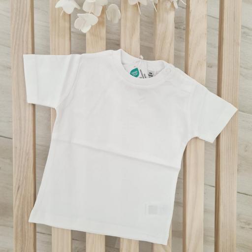 Camiseta blanca básica manga corta ref.00161