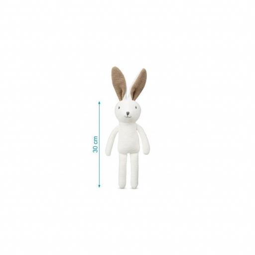 Muñeco apego conejito blanco  30cm [3]