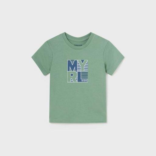 Camiseta mayoral basica ref.106  verde [0]