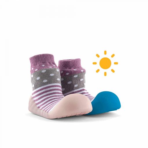 Zapato Big toes Chameleon Lilac Polka  [3]