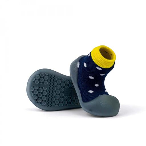 Zapato Big toes Chameleon Polka navy [2]