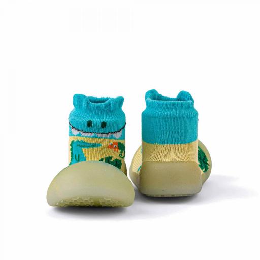 Zapato Big toes Chameleon Dino sky [1]