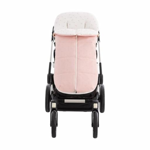 Saco silla universal Twin Cambrass Nora Baby polipiel interior pollitos rosa