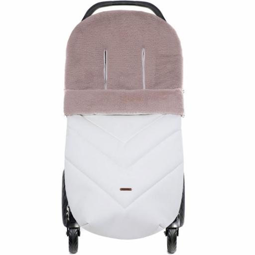 Saco silla universal Uzturre mod.Olimpia pelito polipiel rosa empolvado