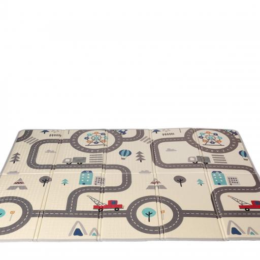 Alfombra juegos plegable reversible Kiokids  150cm x 200 cm