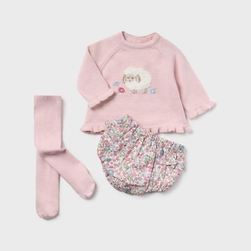 Conjunto Rosa Baby con leotardo Mayoral ref.2243