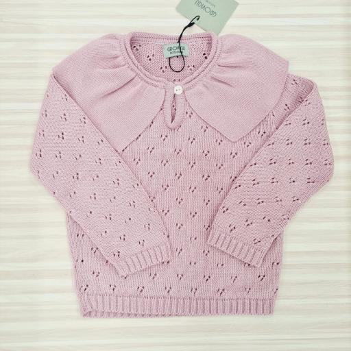 Jersey cuello rosa ref.217