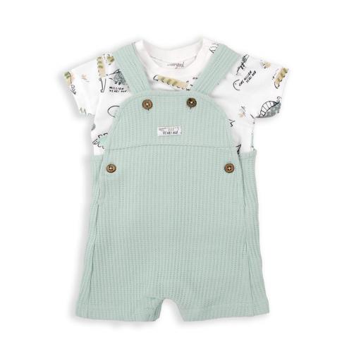 Conjunto peto Babybol verde agua ref.150077