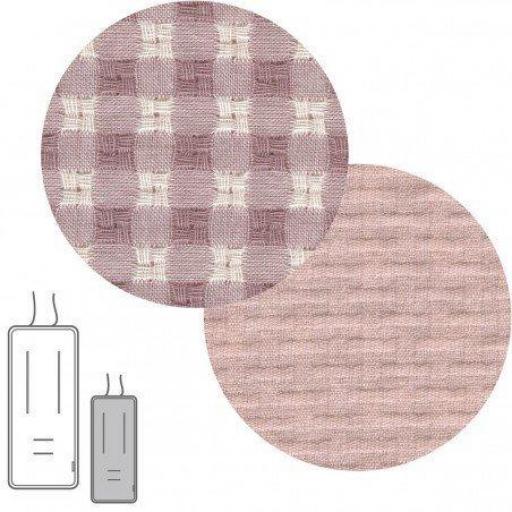 Colchoneta silla universal  reversible Cambrass Vicky Vichy  rosa