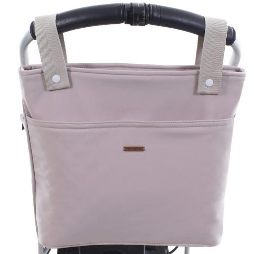Bolso Talega Neopreno Uzturre color Rosa empolvado